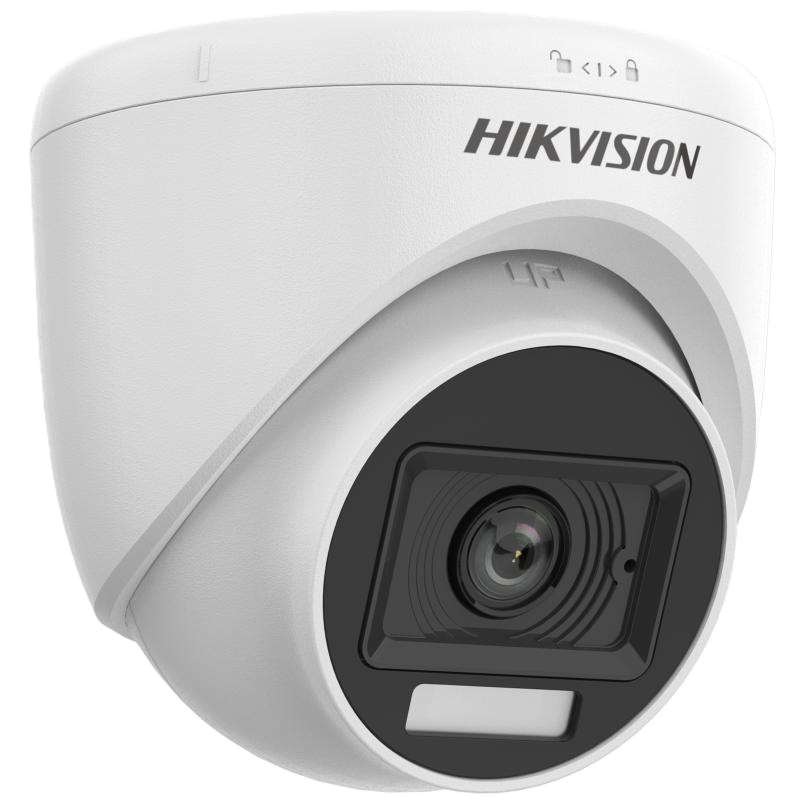 2MP Smart Hybrid Light Audio Fixed Turret Camera - DS-2CE76D0T-LPFS 